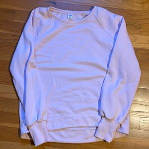 Old Navy Light Pink Balloon Sleeve Sweater